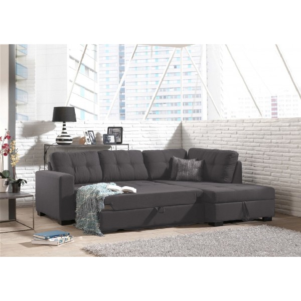 ΓΩΝΙΑΚΟΣ ΚΑΝΑΠΕΣ PUMA ΔΕΞΙΑ ΓΚΡΙ 255Χ174X88 εκ.