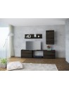ΣΥΝΘΕΣΗ AFRODITE WENGE CHOCO 180Χ33Χ140 εκ.