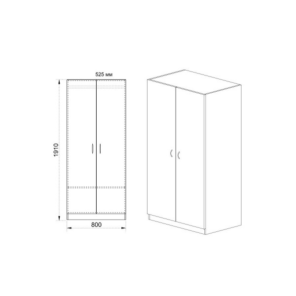 ΝΤΟΥΛΑΠΑ CITY 1001 SONOMA ARVEN/ΑΣΠΡΟ GLOSS 80Χ52,5Χ191 εκ.