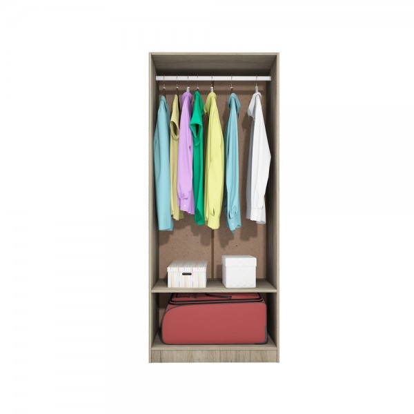 ΝΤΟΥΛΑΠΑ CITY 1001 SONOMA ARVEN/ΑΣΠΡΟ GLOSS 80Χ52,5Χ191 εκ.