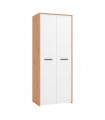 ΝΤΟΥΛΑΠΑ VARADERO 2K ARTISAN OAK-ΛΕΥΚΟ 80,5x53x203,5εκ