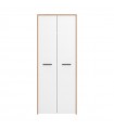 ΝΤΟΥΛΑΠΑ VARADERO 2K ARTISAN OAK-ΛΕΥΚΟ 80,5x53x203,5εκ