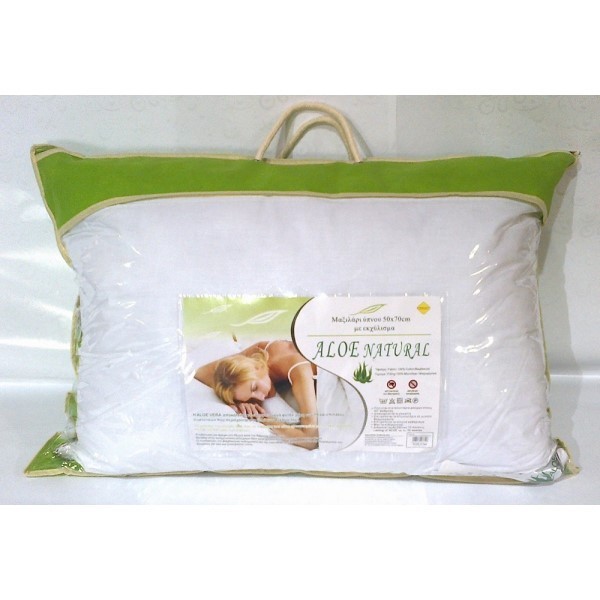 ΜΑΞΙΛΑΡΙ ΥΠΝΟΥ ΜΕ ΕΚΧΥΛΙΣΜΑ ALOE VERA 70Χ50 εκ. 0483