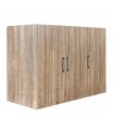 ΠΑΤΑΡΙ 3ΦΥΛΛΗΣ ΝΤΟΥΛΑΠΑΣ ALIVIA ΣΕ ΧΡΩΜΑ SONAMA 90X42X60