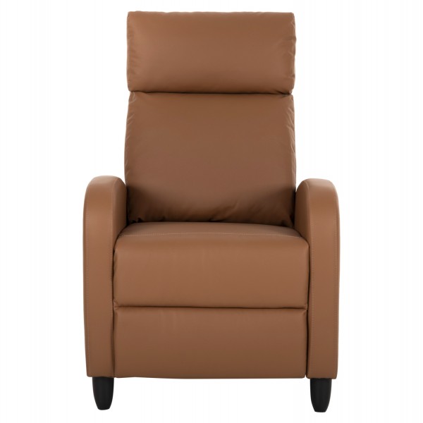 ΠΟΛΥΘΡΟΝΑ RELAX HIBER ΚΑΦΕ PU 67,5x90x104Υ εκ.